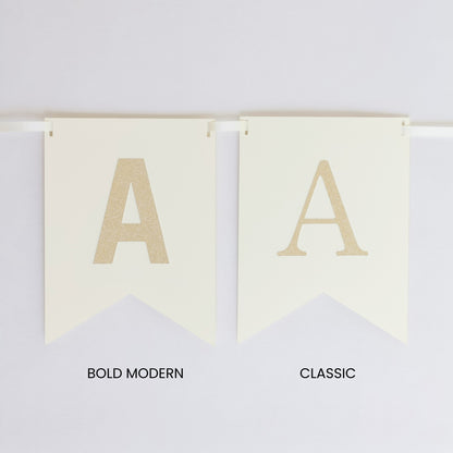 CUSTOM PENNANT BANNER