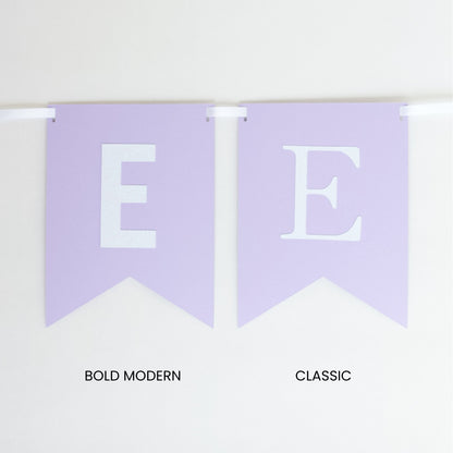 CUSTOM PENNANT BANNER