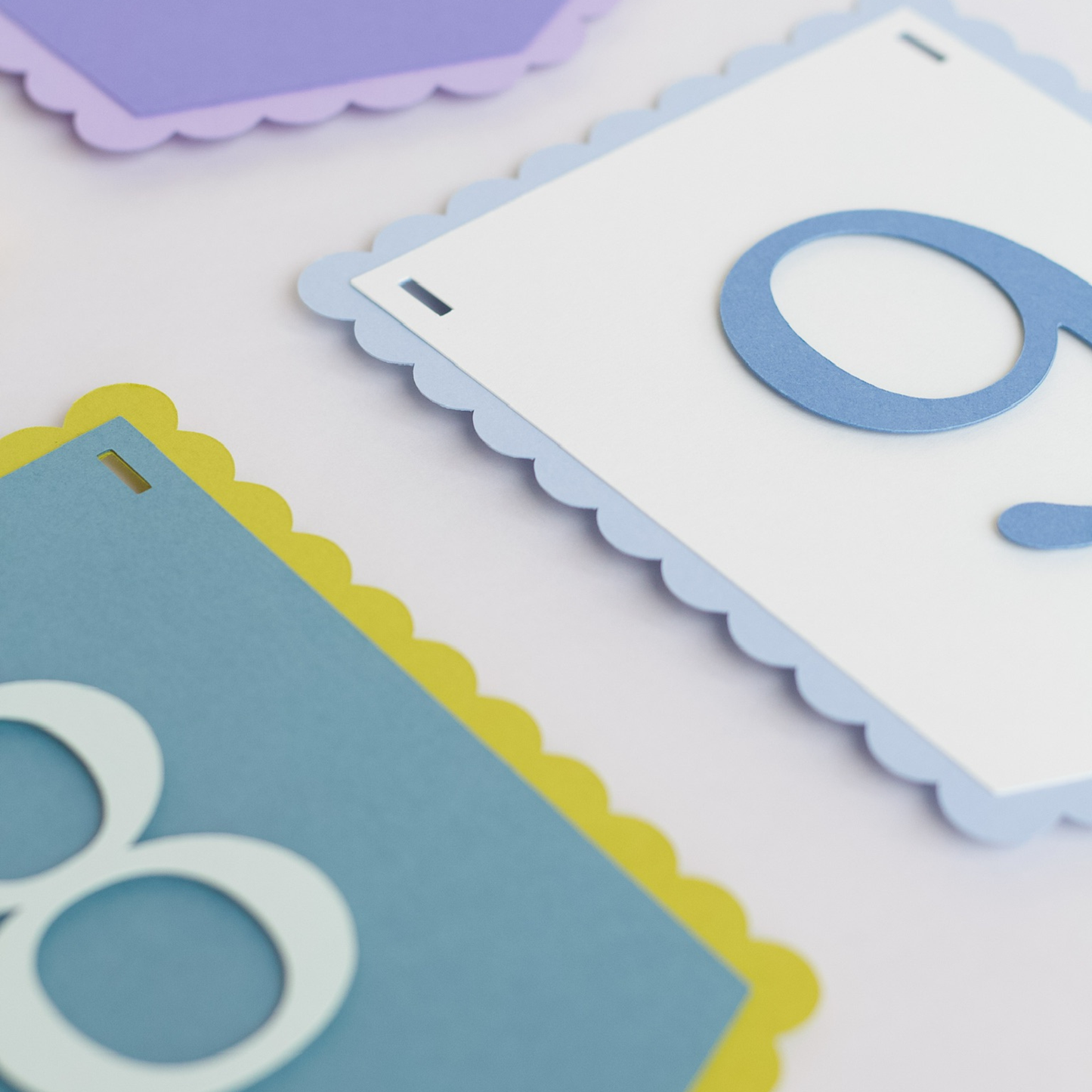 CUSTOM SCALLOPED BANNER