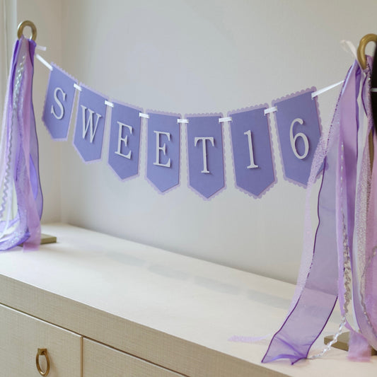 CUSTOM SCALLOPED BANNER