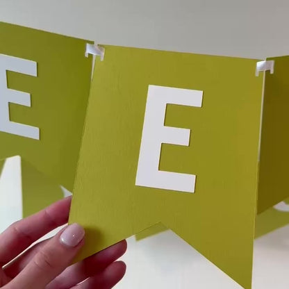 CUSTOM PENNANT BANNER